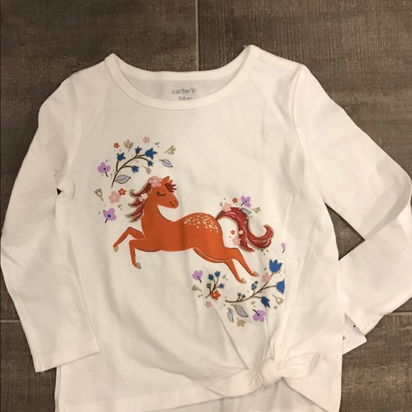 Set of 2 Girls long sleeve graphic T-shirts. Size 24M - Picture 3 of 9